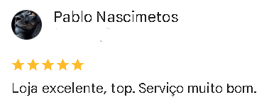 Avaliação 5 estrelas de Pablo Nascimetos no Google